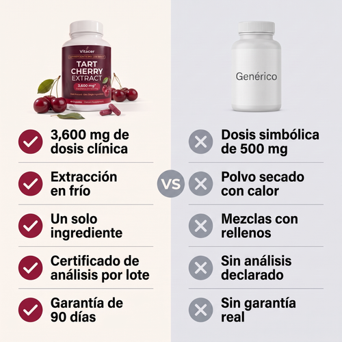 Vitacer Cereza Acida En Capsulas® - Reactiva tus Articulaciones