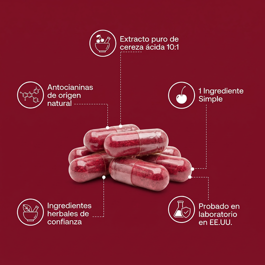Vitacer Cereza Acida En Capsulas® - Reactiva tus Articulaciones