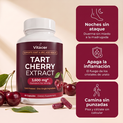 Vitacer Cereza Acida En Capsulas® - Reactiva tus Articulaciones